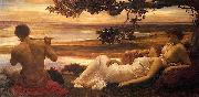 Lord Frederic Leighton Idyll oil painting on canvas